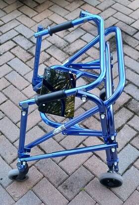 Ka4200n Inspired By Drive Large Nimbo Lightweight Posterior Walker Blue Four Wheel