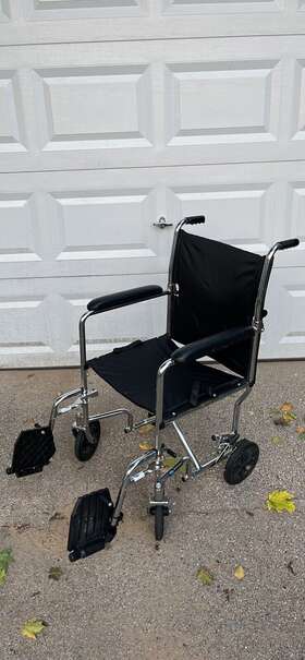 T93hc Invacare Transport Folding Push Wheelchair - See Description