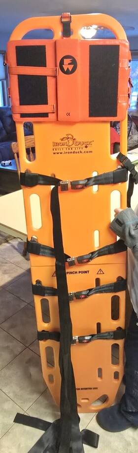 55433 Iron Duck Space Save Spine-board With Travel Case And Accessories Straps Included