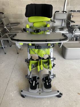 Jx1001tszs103 Jenx Standz Movement Trainer Adjustable Height Tray Reclining Child Green