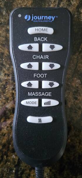 08944 Journey Health & Lifestyle And - Perfect Sleep Chair Remote New