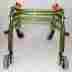 Ka2200n Drive Medical Wenzelite Nimbo Lightweight Aluminum Rehab Posture Walker Junior Sz 2 Lime Green