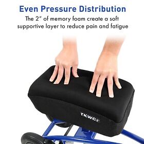 O876it7jdtf Knee Scooter Memory Foam Two Inch Thick Pad Cover