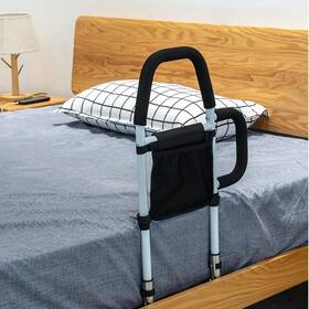 Leax1009 Leachoi Bed Rails For Elderly 25.4 Inch H 24 D 15.6 W Black And Sliver Style One