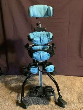 118-764 Leckey Squiggles Stander Multi-position Adjustable Pivot Chassis 66lb Max 1-5 Yr