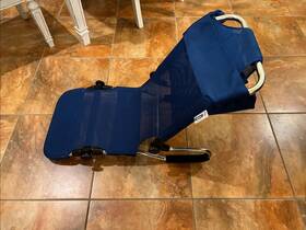 Jl10110643 Leckey Bath Chair Size 2 Max Wt 62 Lbs - Blue Perforated Mesh/adjustable Vgc