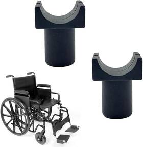 15612332 Litematira Wheelchair Seat Rail Guide Fits 7/8 Inch Tubing - Transport Chairs And B Black