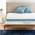 Ls08qqmfsp Linenspa Memory Foam And Innerspring Hybrid Mattress 848971048818