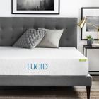 Lu10kk65dl Lucid Inch Latex Foam Mattress Ventilated And Certified 848971004371