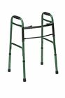 500-1044-1200 Mabis Two Button Release Aluminum Folding Walkers With Rubber Tips