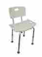 Mba222 Zeckos Revolution Mobility Heavy Duty Shower Chair W Back 682055215785