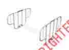 Mbr-m4 Jm Half Length Side Rail For Hospital Beds A Set Of 2 Pieces