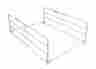 Mbr-m5 Jm Medical Full Length Side Rails For Hospital Bed A Set Of 2 Pieces