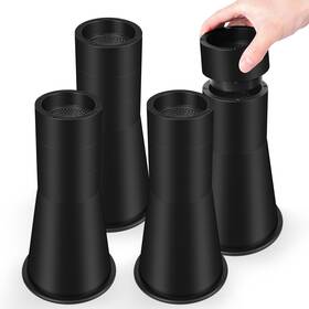 Mc004 Mcxyem Bed Risers Adjustable And Furniture - Heavy Duty 6/7.8/10/12 Inch No