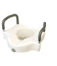 Mds80316 Medline Elevated Locking Toilet Seat With Arms White 080196755427