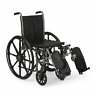Mds806300nev Unbranded Medline Basic Wheelchair With Seat Elevating Legrests