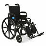 Mds806550n Medline Lightweight Wheelchair With Seat Elevating Legrests 080196333885