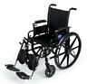 Mds806550plus Medline Lightweight Wheelchair With Antitippers And Elevating Legrests 080196740164