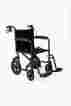 Mds808210are Transport Wheelchair Medline Basic Aluminum Chair With 12 Inch Wheels Red