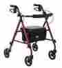 Mds86825slr Medline Rolling Walker 250 Lbs Capacity Foldable 11 Pounds Mobility Equipment 811032437067