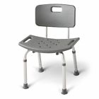 Mds89745r Guardian Medline Aluminum Bath Bench With Back Gray Best Price