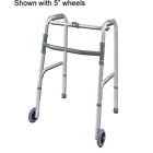 1076a Medical Adult Complete Button Folding Walker Deluxe