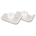 1085c Medical Ski-pair White Walker Complete Glide