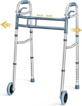 Medical King 810078579144 Walkers For Seniors Aluminum Lightweight Walker With Silver