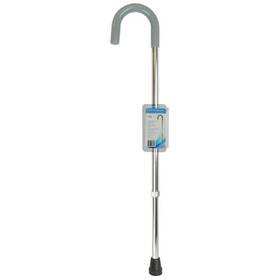 Medical Supply All 652508379357 Cane Round Handle Blue Jay Silver With Vinyl Comfort Grip