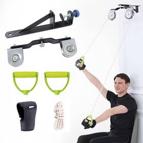 Mediss 419391600621 Shoulder Arm Pulley System Set - Over Door Rehab Stretching Exerciser For Hom
