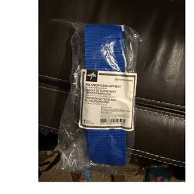 Mdt821206blu Medline Polypropylene Gait Belt Plastic Buckle Blue 60 In Model Mpn