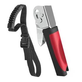 Mobiegar 722047018946 Foldable Car Door Handle For Elderly With Adj. Standing Aid Safety Red