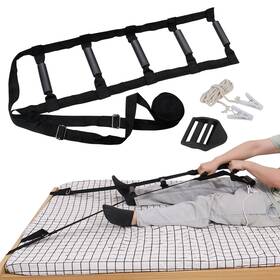 Munzong 777886140327 Bed Ladder Assist 160 Inch Accessories For Disabled Adults Black