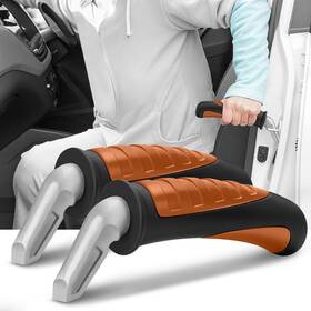 Yx-cj-nm0014c Ninemax Car Door Handle For Elderly Pack Of 2 Black/brown-2pcs