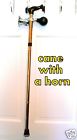 502-1316-5400 Novelty Ind. Folding Copper Derby Duro-med Handle Cane Horn