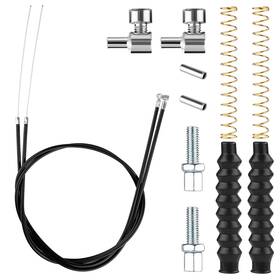 1013687 Nqeuepn 14pcs Rollator Brake Cable Replacement Parts Walker M Black Silver