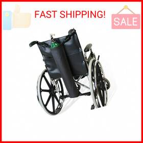 9546 Nyortho Oxygen Tank Holder For Wheelchair - D And E Cylinder Transport Bag Adjusta