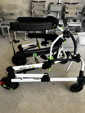 107096 Ormesa Grillo Pt Large Movement Trainer Adjustable Height Adult White/black