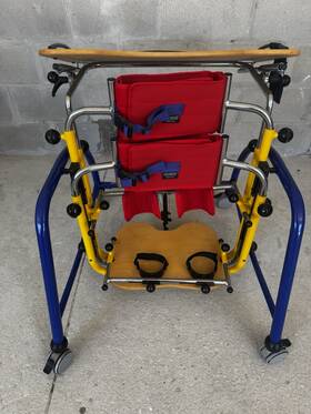 Dondolino-2 Ormesa Pediatric Stander Size 2 Tilting Standing Frame With Tray