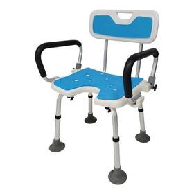 Shc-mas-040-15l Orthonica Shower Chair With Adjustable Armrest