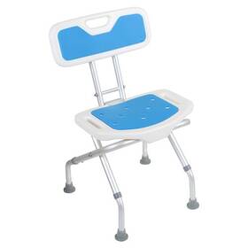 Shc-mas-alu-54l Orthonica Folding Shower Chair With Back
