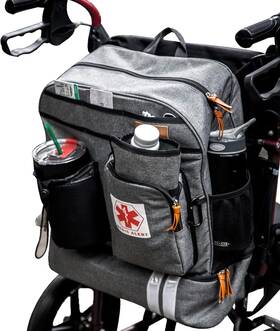 Bpwh-001 P&f High Quality Products Scooter - Wheelchair Backpack Bag With Cup Holder Insulated Compartment For