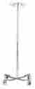 P556c0 Carex Health Brands Mobile Iv Pole Adjustable Height New