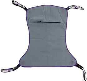 Pa-113l Patient Aid Full Body Solid Fabric Lift Sling Max 600 Lbs Large