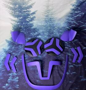 1836893 Permobil M3 Inch Violet Color Accent Kit. Version 2 Only