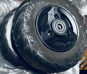 Permobil 334944 2 8 Inch Aggressive Solid Tires On V.2 Casters Caps Fit F5 M5 F3. Etc