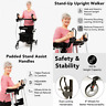 Ph-upwlkaldlx19sl Proheal Stand Up Walker With Seat Tall Rollator 810068980790