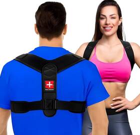 Pt-517 Pohl Schmitt Adjustable Posture Corrector Back Shoulder Support Fitness Gym New
