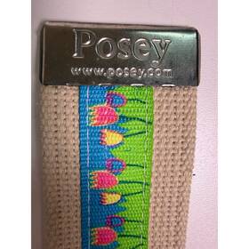 6555sp Posey Gait Belt Floral Tulip Pattern Medical Transfer Beige 52in