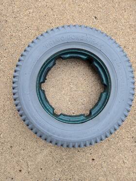 Tirsoli1075 Pr1mo New Tire Powertrax Solid Foam Core Wheelchair Drive 3.00-8 14x3